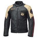 Held Baker 2 Motorrad Leder-Jacke blau beige burgund