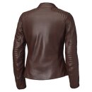 Held Robin Damen Motorrad-Jacke Leder braun