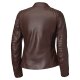 Held Robin Damen Motorrad-Jacke Leder braun