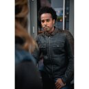 Held Jester 2 Urban Motorrad-Jacke Leder schwarz braun