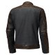 Held Jester 2 Urban Motorrad-Jacke Leder schwarz braun