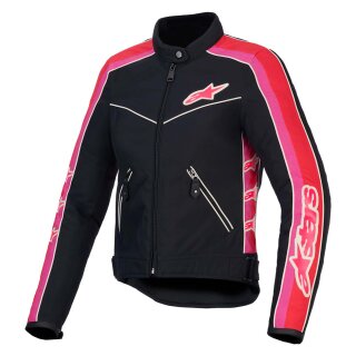 Alpinestars Stella T-Dyno Damen Motorrad-Jacke schwarz rot pink