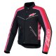 Alpinestars Stella T-Dyno Damen Motorrad-Jacke schwarz rot pink
