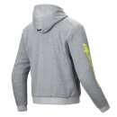 Alpinestars Chrome V2 Motorrad-Hoodie grau neongelb