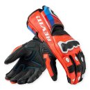 Revit Quantum 3 Motorrad-Handschuh Sport neonrot blau