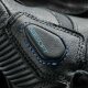 Revit Quantum 3 Motorrad-Handschuh Sport weiß neonrot