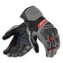 Revit Sand 5 Motorrad-Handschuh Adventure grau rot