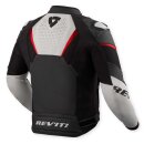 Revit Automate Motorrad-Jacke Leder schwarz Light grau