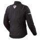 Revit Vertical GTX Motorrad-Jacke Textil schwarz silber