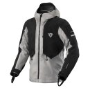 Revit Tectonic H2O Motorrad-Jacke Textil schwarz Light grau