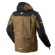 Revit Tectonic H2O Motorrad-Jacke Textil schwarz braun