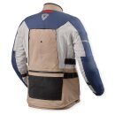 Revit Sand 5 H2O Motorrad-Jacke Textil Sand beige blau