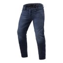 Revit Micah Tapered Fit Motorrad-Jeans Dark blau Used