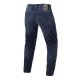 Revit Micah Tapered Fit Motorrad-Jeans Dark blau Used