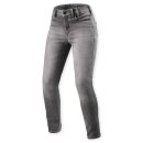 Revit Shelby 3 Skinny Damen Motorrad-Jeans Medium grau Used