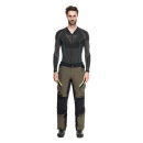 Dainese Mangen Pro Motorrad-Hose Textil olive schwarz