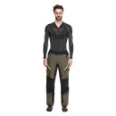 Dainese Mangen Pro Motorrad-Hose Textil olive schwarz