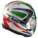 Arai RX-7V Evo Cadalora Restyle Helm rot blau grün