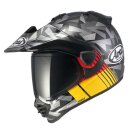 Arai Tour-X5 Nation Deutschland Endurohelm grau rot gelb