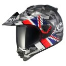 Arai Tour-X5 Nation UK Endurohelm grau rot blau