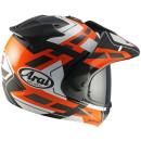 Arai Tour-X5 Match Endurohelm orange weiß schwarz