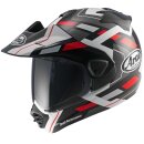 Arai Tour-X5 Match Endurohelm rot schwarz weiß