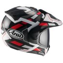 Arai Tour-X5 Match Endurohelm rot schwarz weiß