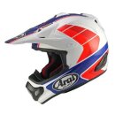 Arai MX-V Evo Jump Crosshelm weiß rot blau