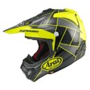 Arai MX-V Evo Peak Crosshelm neongelb anthrazit schwarz