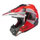 Arai MX-V Evo Peak Crosshelm rot grau schwarz