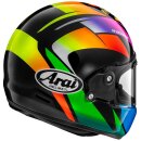 Arai Concept-XE Sakata Retrohelm blau grün rot gelb