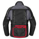 Spidi Hard Track 3 Motorrad-Jacke Textil rot grau