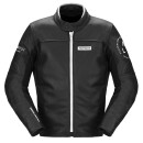 Spidi Genesis Motorrad-Jacke Leder schwarz weiß