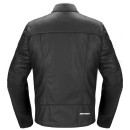 Spidi Genesis Motorrad-Jacke Leder schwarz weiß