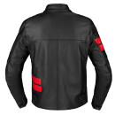 Spidi Roar Motorrad-Jacke Leder rot schwarz