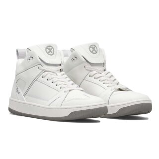 XPD Moto-1 Sneaker Motorrad-Schuh Leder weiß