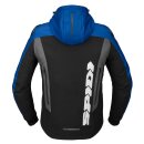 Spidi Warrior Motorrad-Hoodie blau schwarz grau