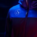 Spidi Warrior Motorrad-Hoodie blau schwarz grau