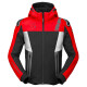 Spidi Warrior Motorrad-Hoodie schwarz rot weiß