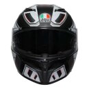 AGV K3 Rivia Integral-Helm mattschwarz weiß