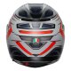 AGV K3 Space Integral-Helm mattweiß neonrot blau