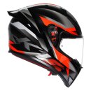 AGV K1 S Fastlap Integral-Helm schwarz grau rot