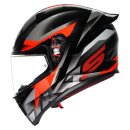 AGV K1 S Fastlap Integral-Helm schwarz grau rot