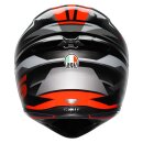 AGV K1 S Fastlap Integral-Helm schwarz grau rot