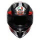 AGV K1 S Fastlap Integral-Helm schwarz grau rot