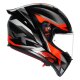 AGV K1 S Fastlap Integral-Helm schwarz grau rot