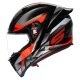 AGV K1 S Fastlap Integral-Helm schwarz grau rot