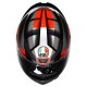 AGV K1 S Fastlap Integral-Helm schwarz grau rot