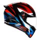 AGV K1 S Fastlap Integral-Helm schwarz rot blau