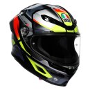 AGV K6 S Erazer Integral-Helm schwarz rot neongelb